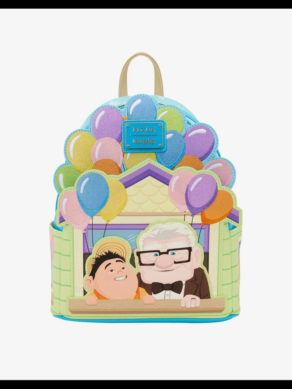 Loungefly Pixar Up Carl and Russell Balloon Mini Backpack Nwt